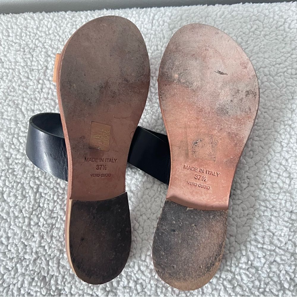 Joie Double Strap Slip On Sandals Size 7.5 - Picture 8 of 9